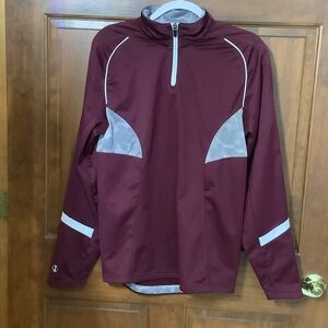 Holloway Maroon and Gray Men's Jacket